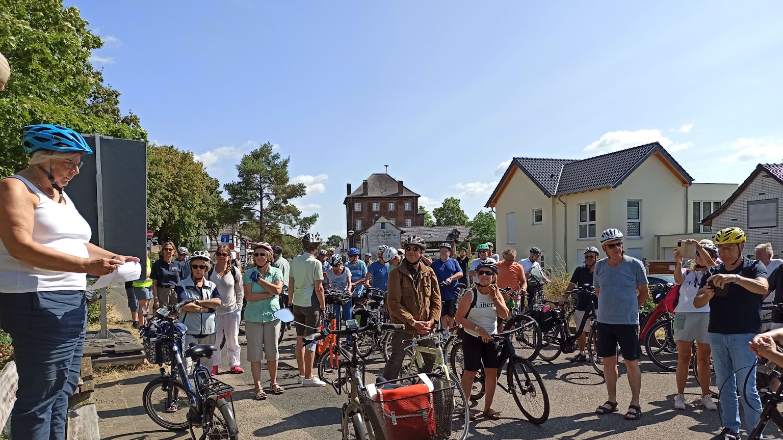 Radtour zum Flutgedenken in Swisttal.