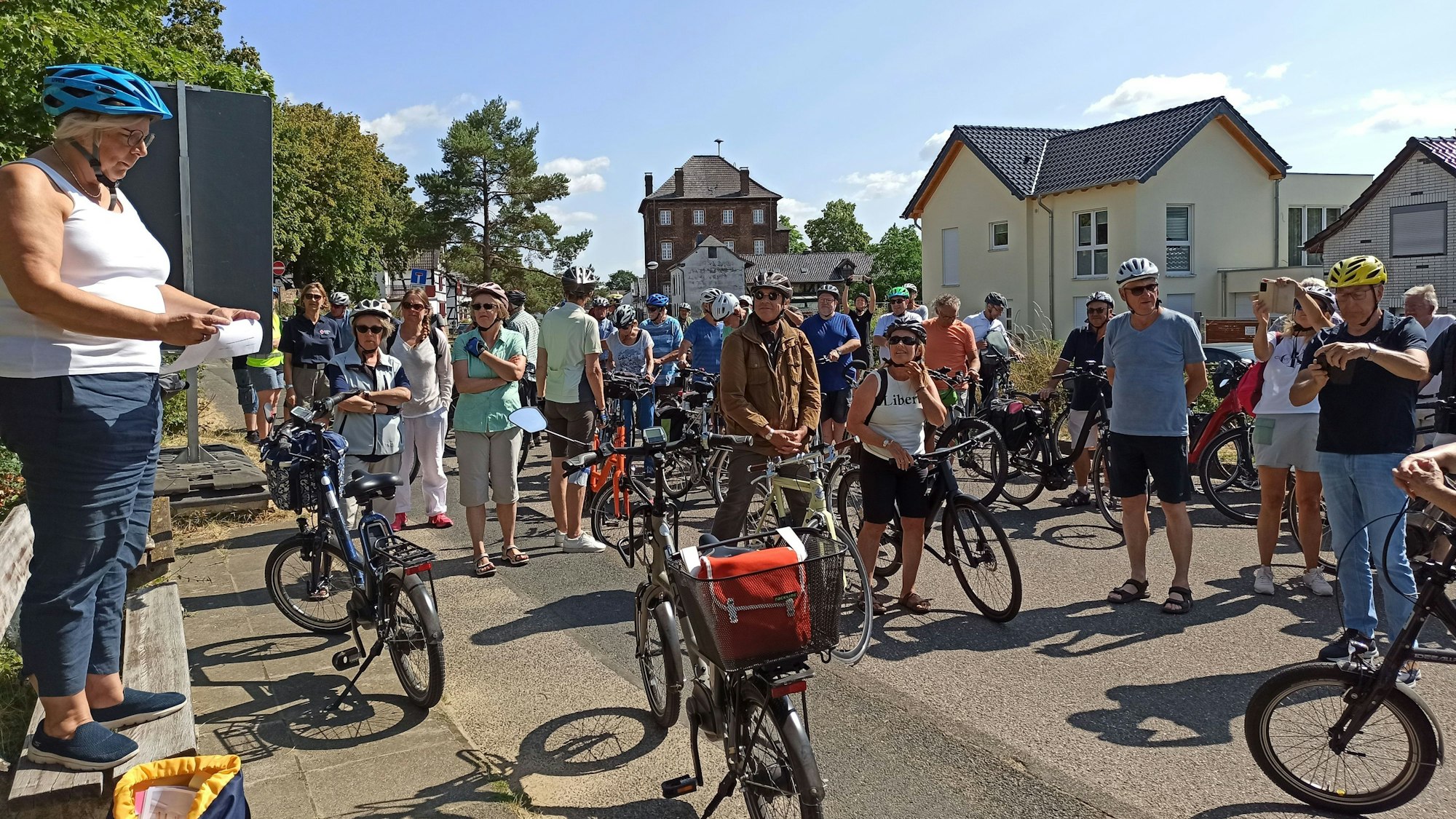 Radtour zum Flutgedenken in Swisttal.