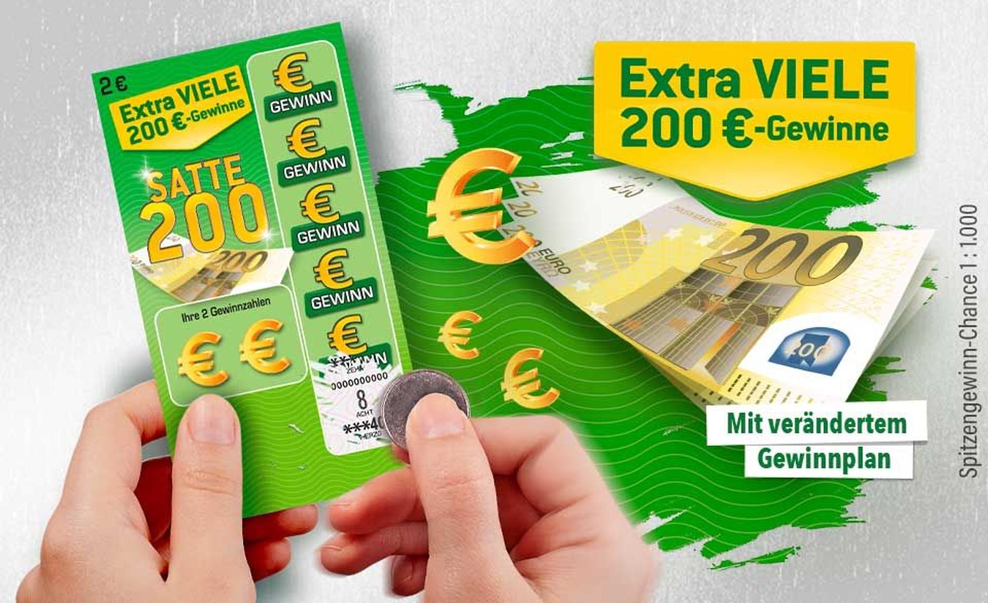 WestLotto Rubbellos Satte 200.