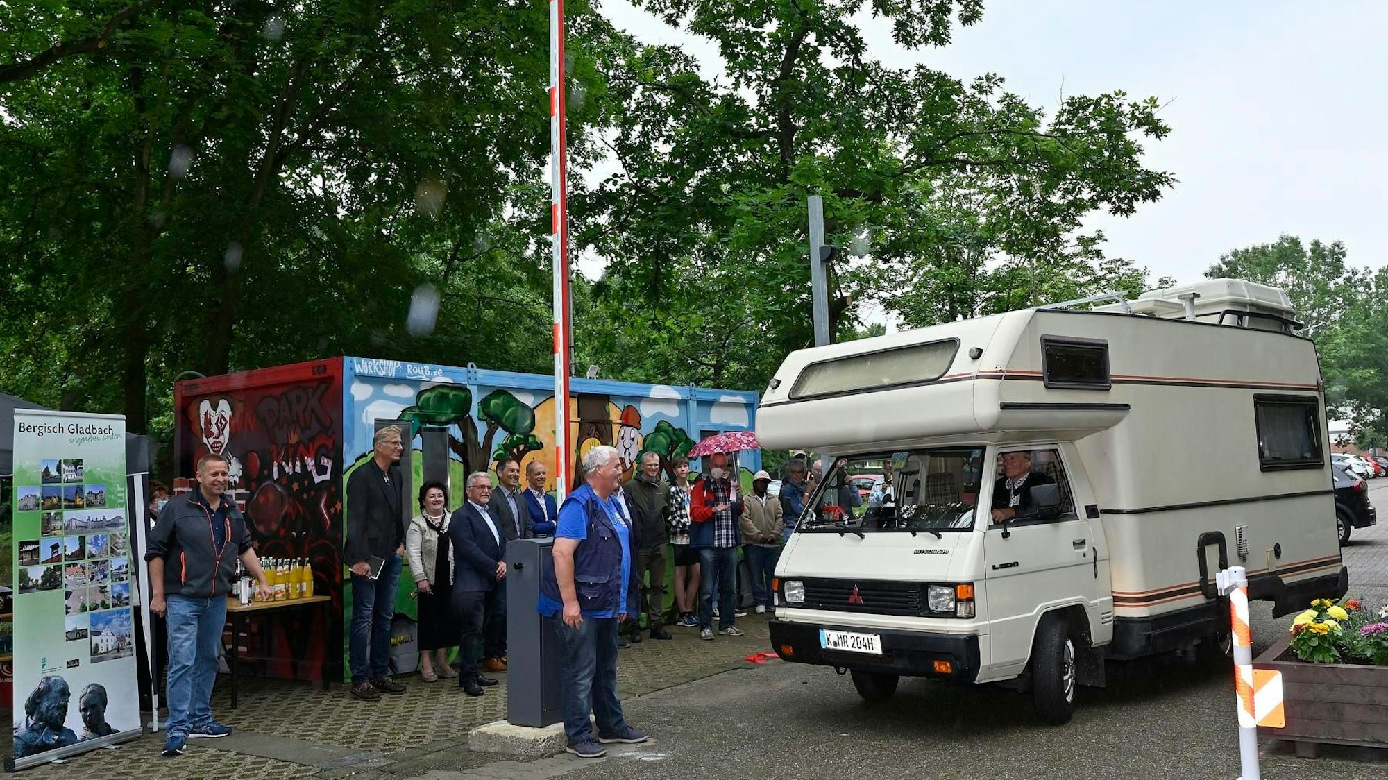 Das Foto zeigt die Neueröffnung der Anlage im August 2021.