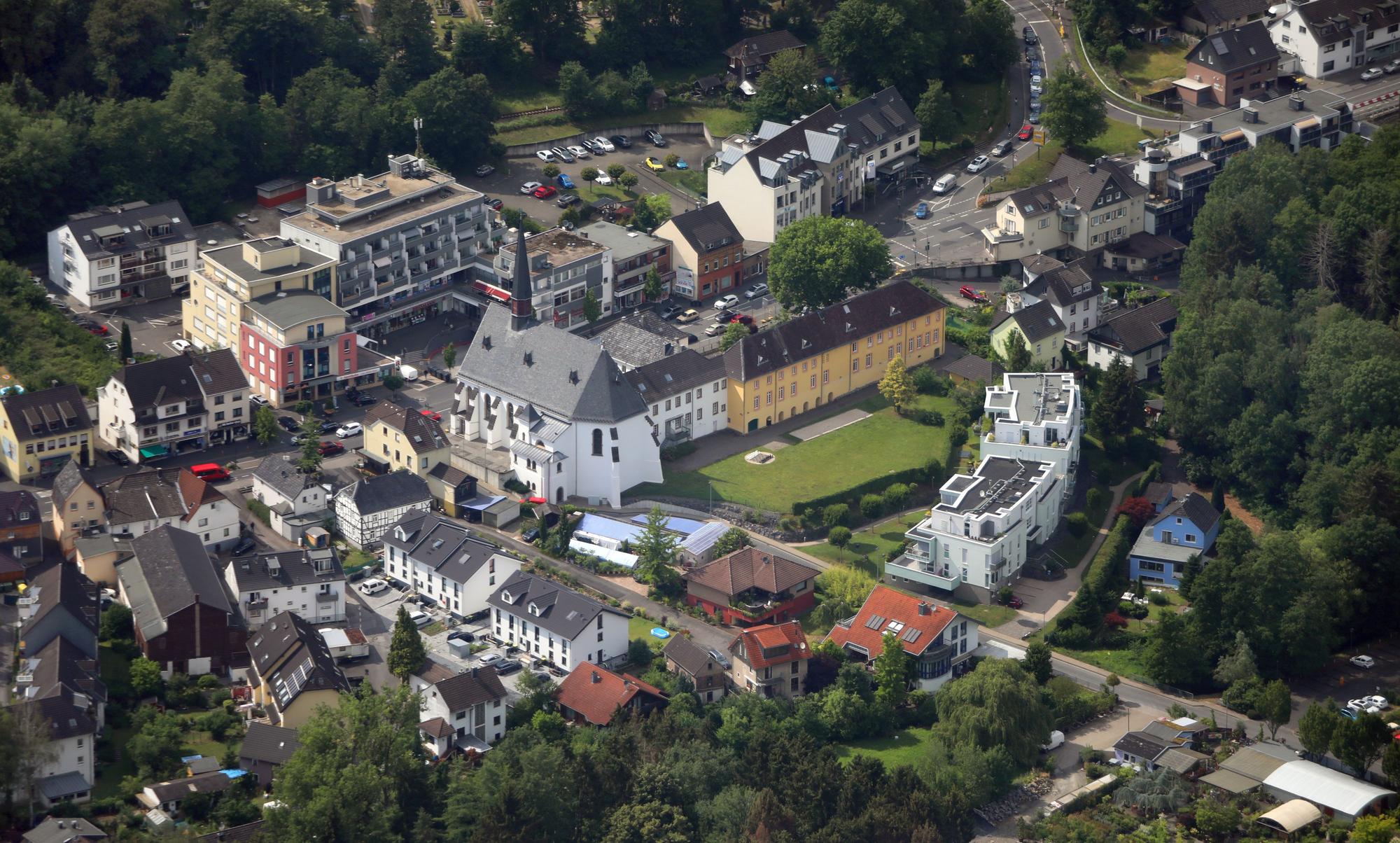 Luftaufnahme von Rösrath.