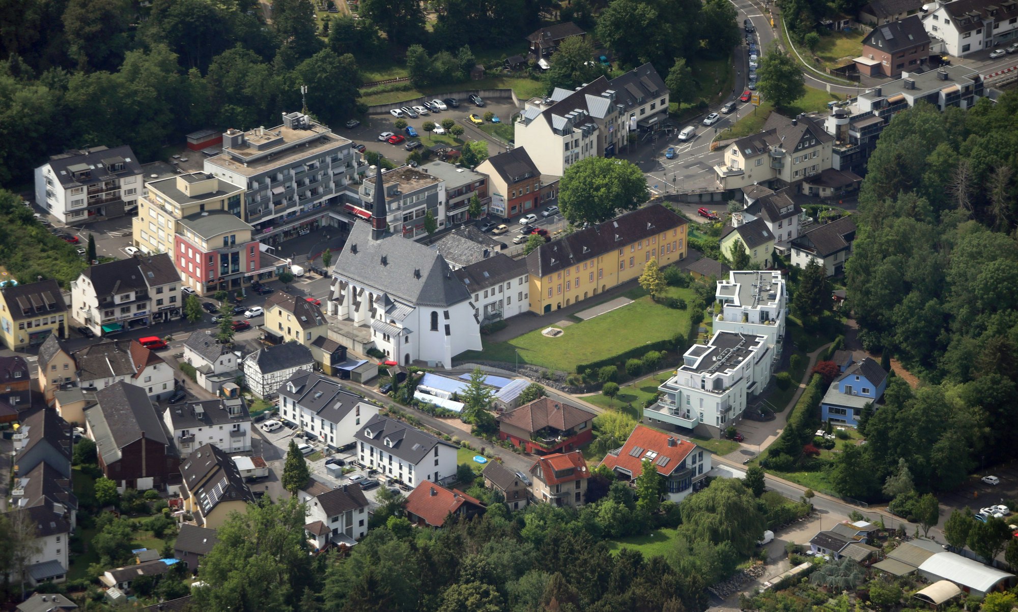 Luftaufnahme von Rösrath.