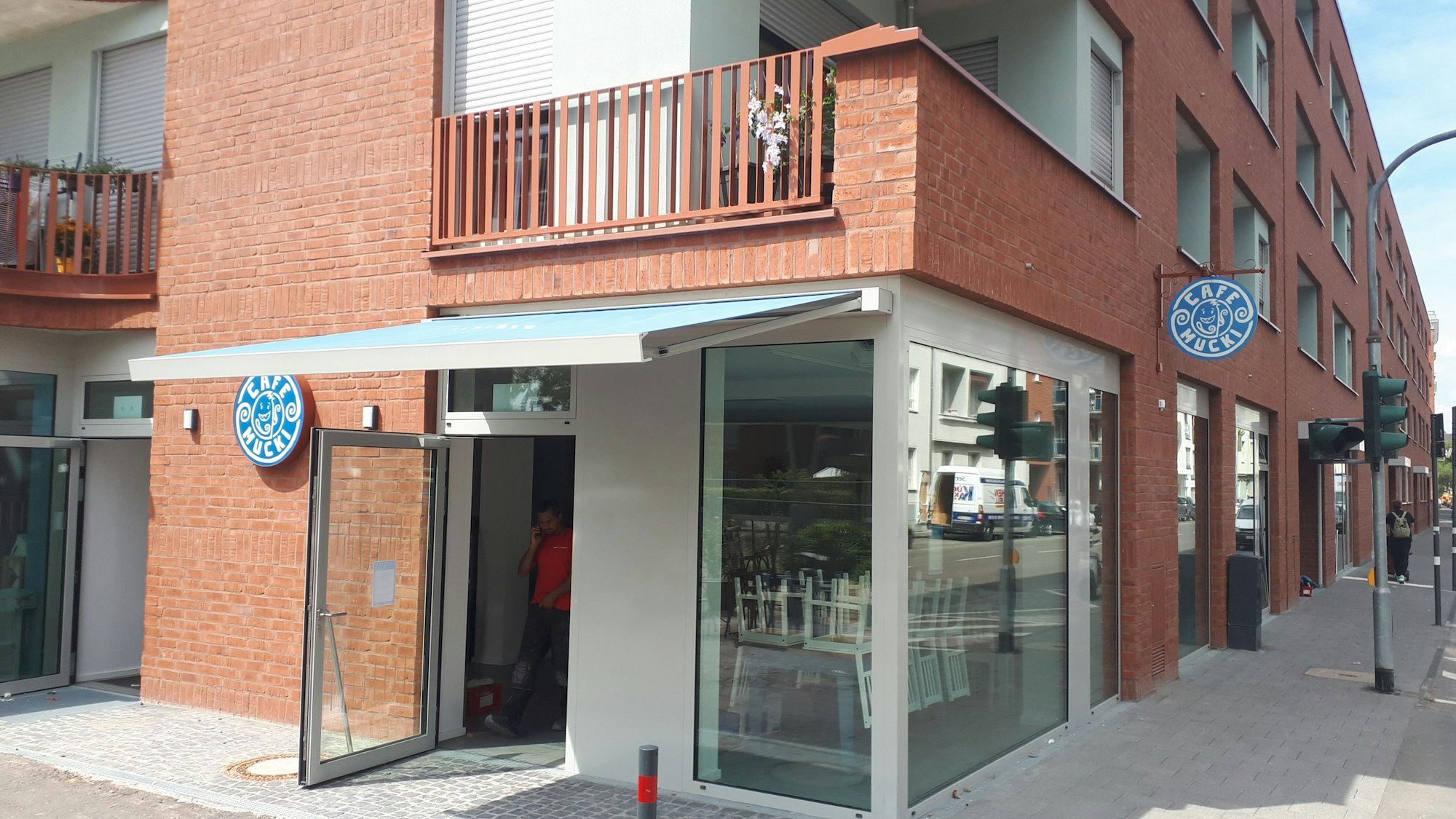 Das Café Mucki von Außen.