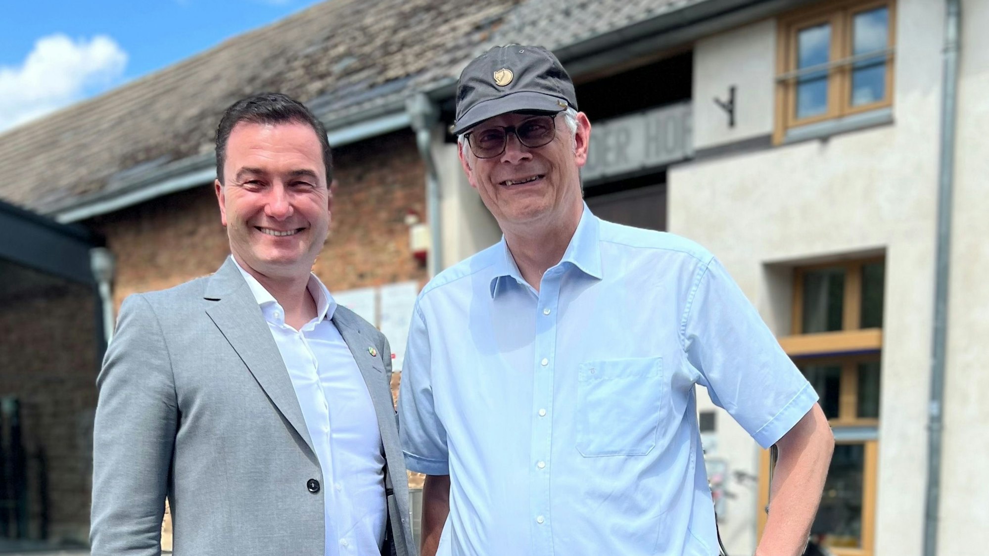 14.7.2023 Regierungspräsident Thomas Wilk mit Bürgermeister Ludger Banken in Rheinbach