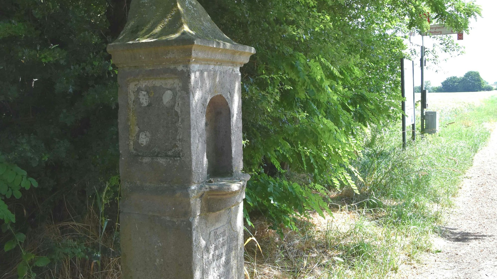 Bild 5: Ein Betstock am Wegesrand