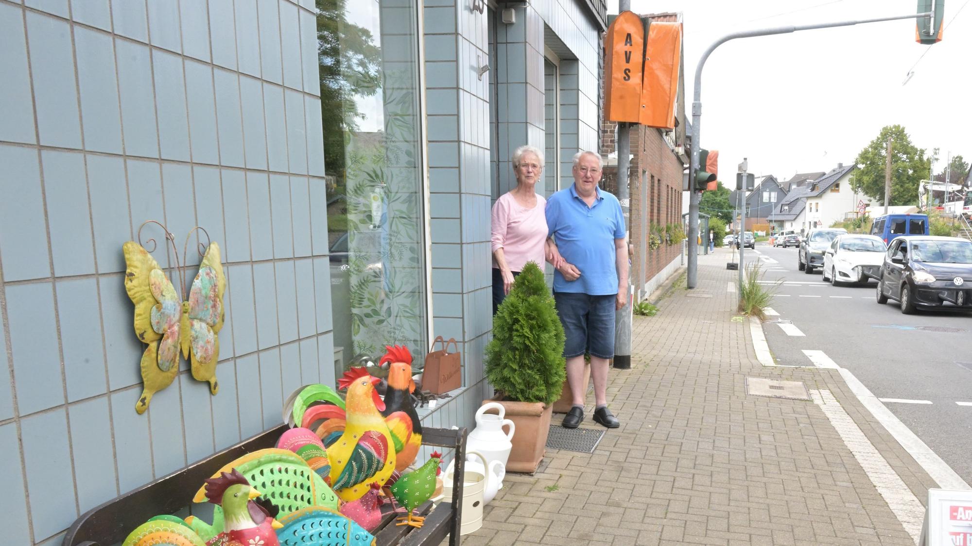 Helmut und Helga Daubenbüchel vom Geschenkeladen Heiligenhaus