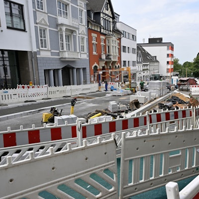 Dieser Abschnitt der Schloßstraße soll ab Montag, 18. September, wieder freigegeben werden.