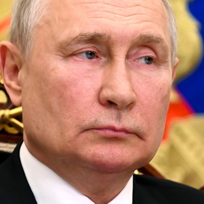 Der russische Präsident Wladimir Putin behauptet ohne Belege, Polen wolle sich Teile der Ukraine und von Belarus einverleiben. Warschau reagiert scharf auf die Worte des Kremlchefs. (Archivbild)