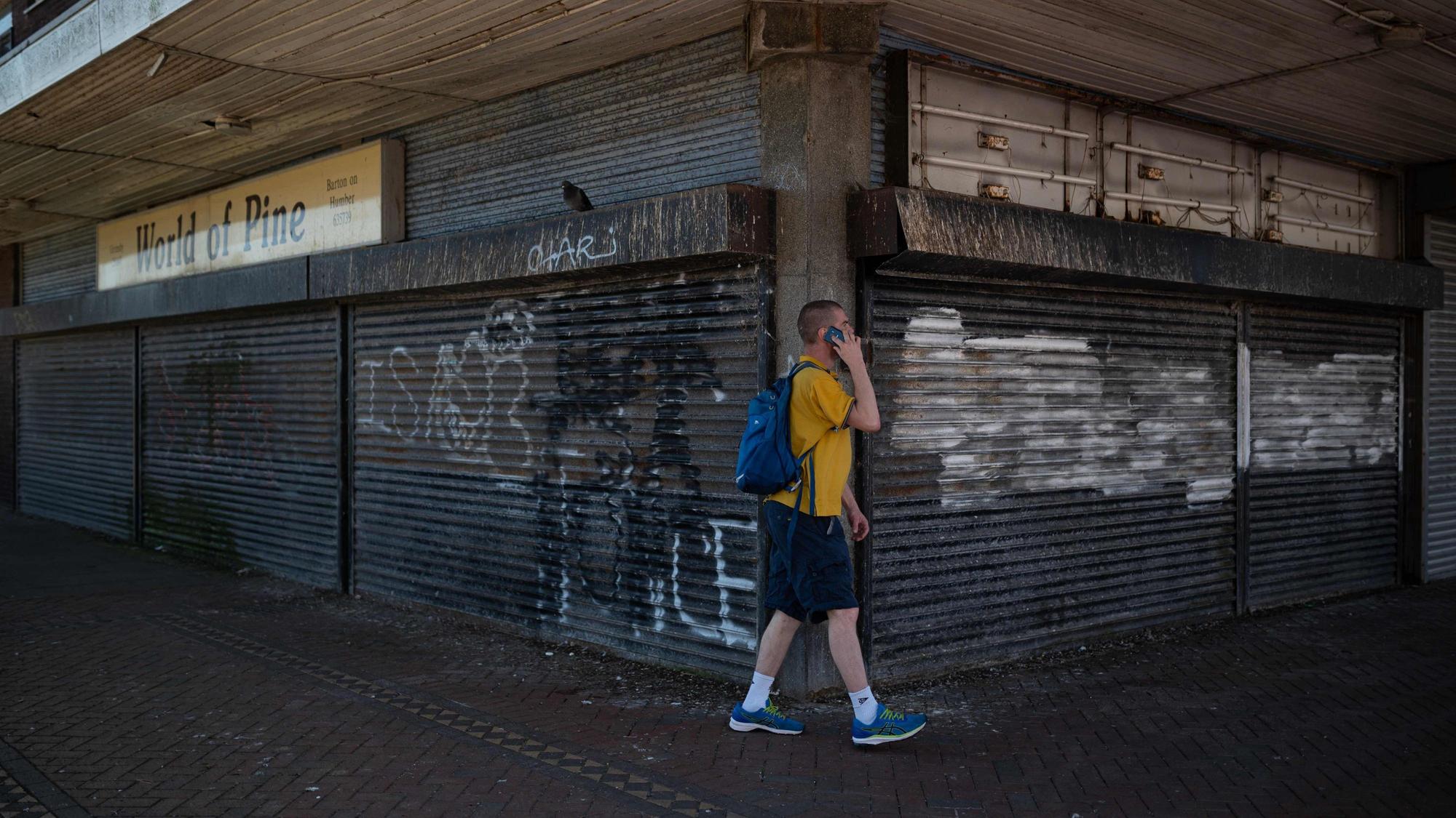 Ein Passant in Grimsby