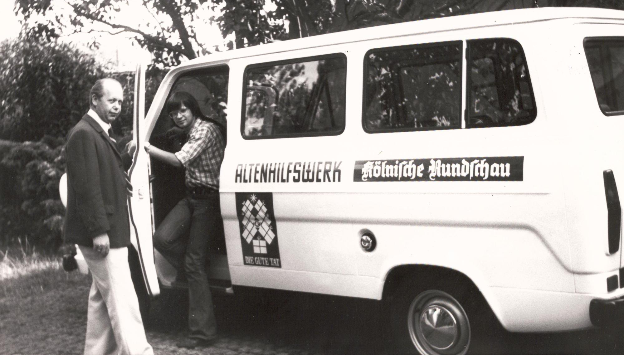 Ein Fahrzeug der Rundschau-Altenhilfe