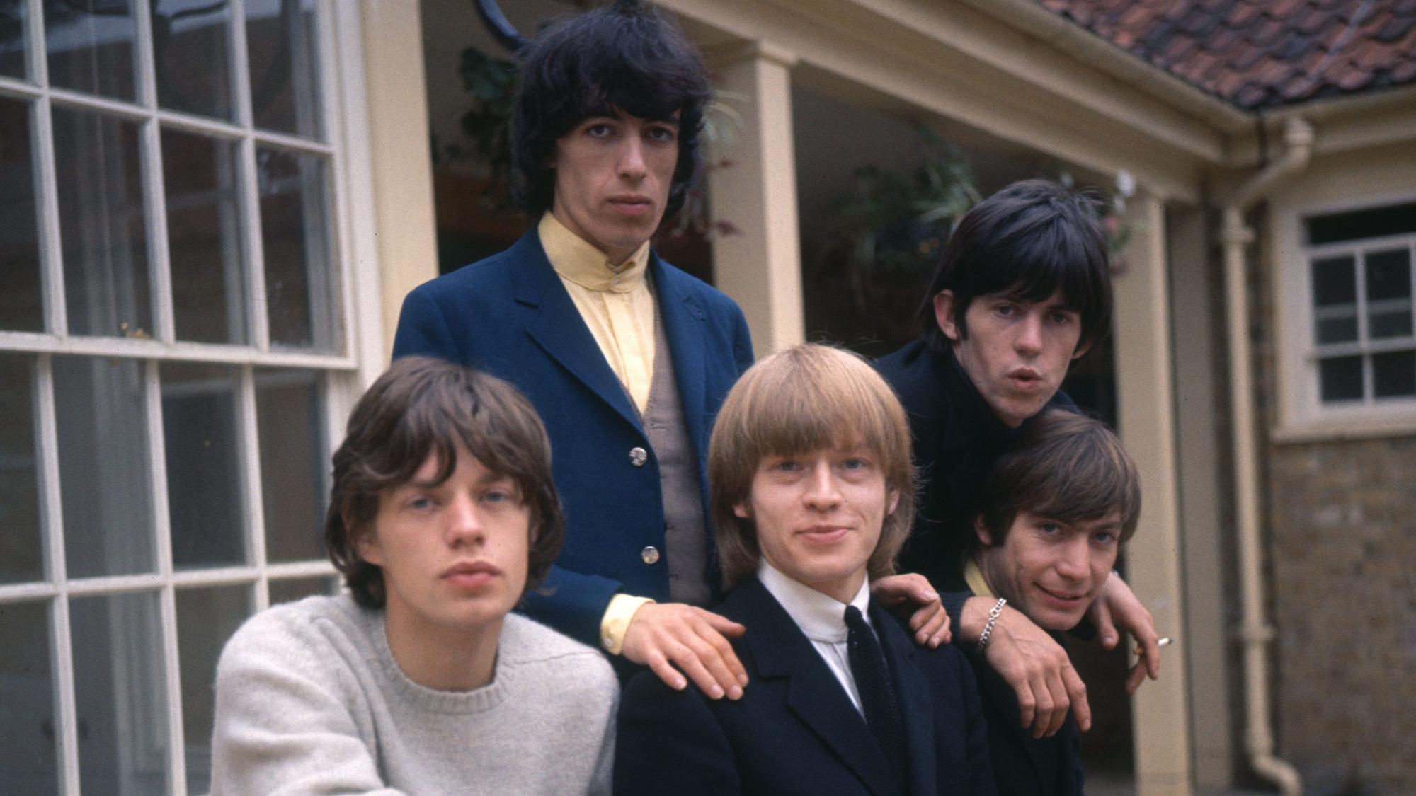 Die Rolling Stones 1964 (von links):Mick Jagger, Bill Wyman, Brian Jones, Keith Richards und Charlie Watts.