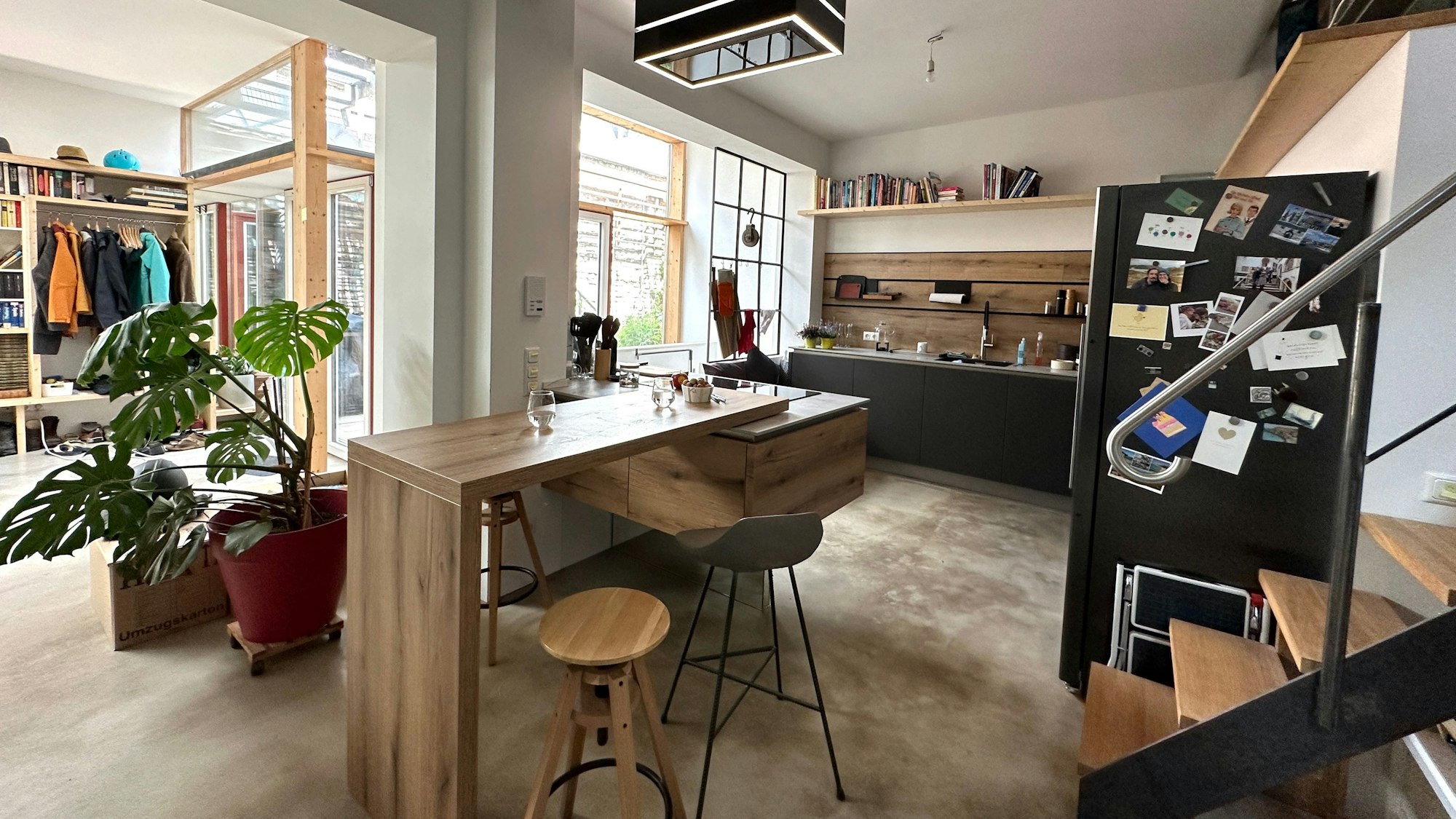 Die Küche des Lofts