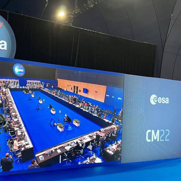 November 2022 in Paris: Regierungsvertreter der ESA-Mitgliedsstaaten sprechen über die europäische Raumfahrt.