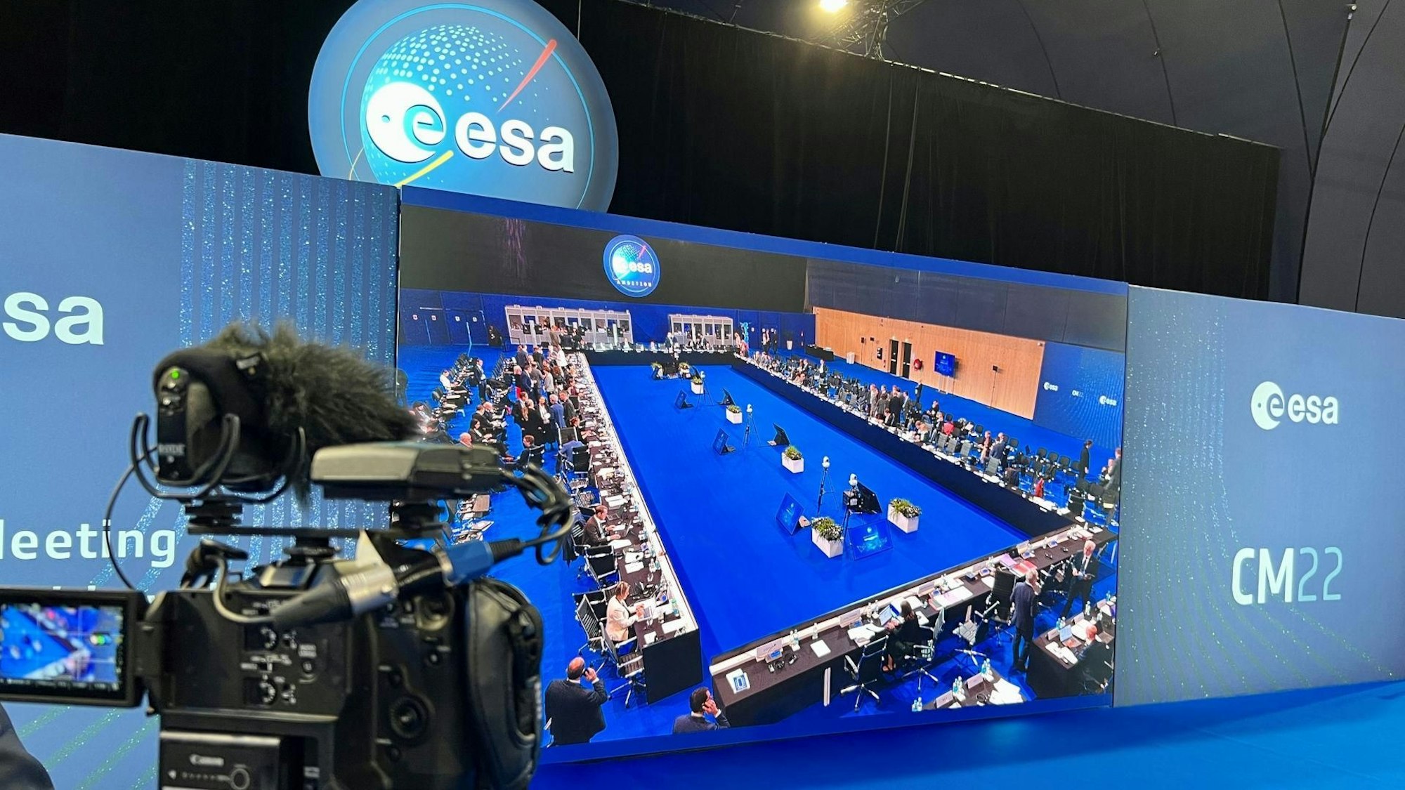 November 2022 in Paris: Regierungsvertreter der ESA-Mitgliedsstaaten sprechen über die europäische Raumfahrt.