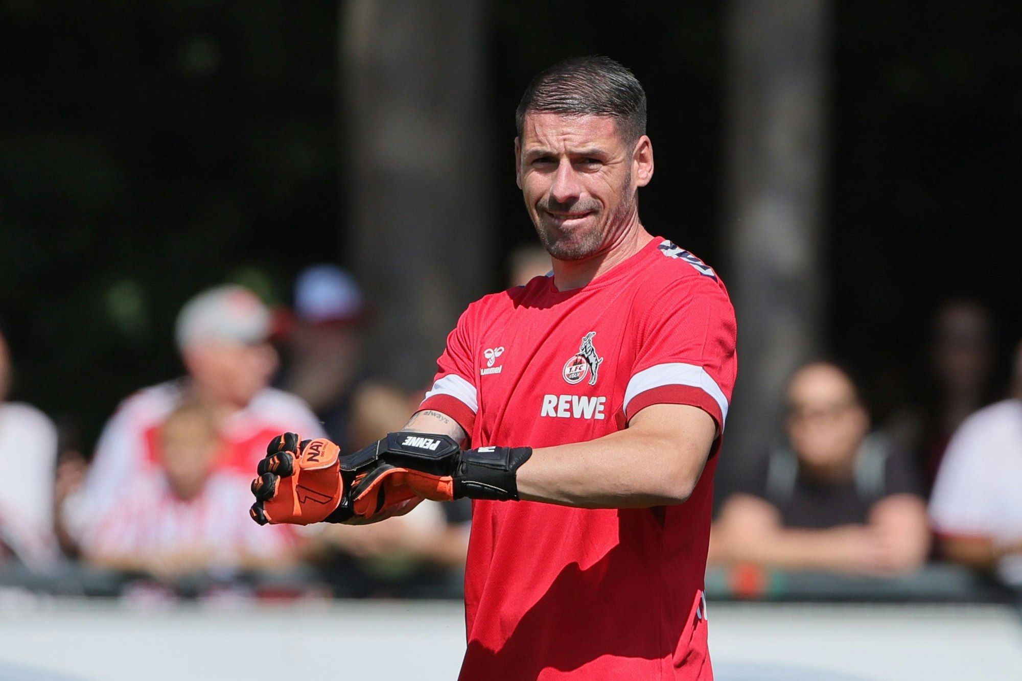 1. FC Köln, Training, Gastspieler Philipp Pentke (1. FC Köln), 10.07.2023, Bild: Herbert Bucco