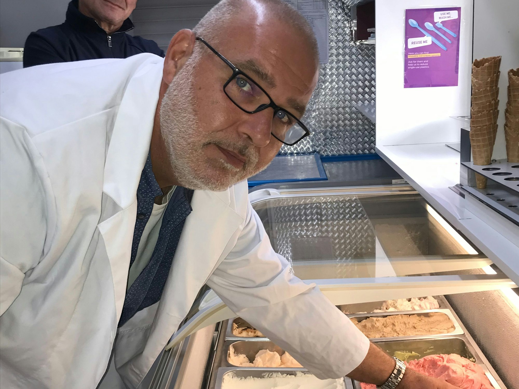 Lebensmittel-Kontrolleur Oliver Maier.