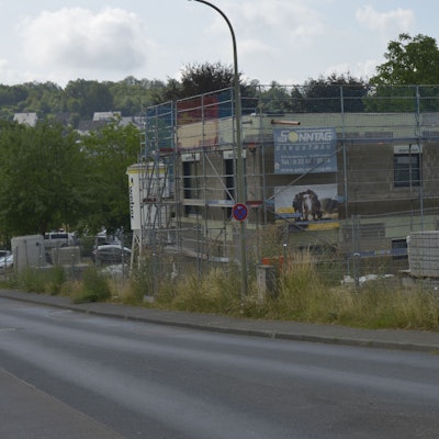 Die neue Rettungswache des Kreises an der Borromäusstraße ist noch in Arbeit.