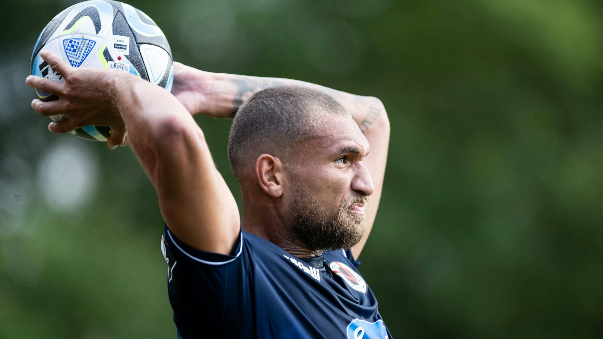 Testspiel: Germania Zuendorf - Viktoria Koeln, 01.07.2023 Kevin Lankford Viktoria Koeln, 18 Testspiel: Germania Zuendorf - Viktoria Koeln, Koeln, FC Germania Zündorf 1913 e.V., 1.07.2023, *** Test match Germania Zuendorf Viktoria Koeln, 01 07 2023 Kevin Lankford Viktoria Koeln, 18 Test match Germania Zuendorf Viktoria Koeln, Koeln, FC Germania Zündorf 1913 e V , 1 07 2023, Copyright: xBEAUTIFULxSPORTS/Buriakovx