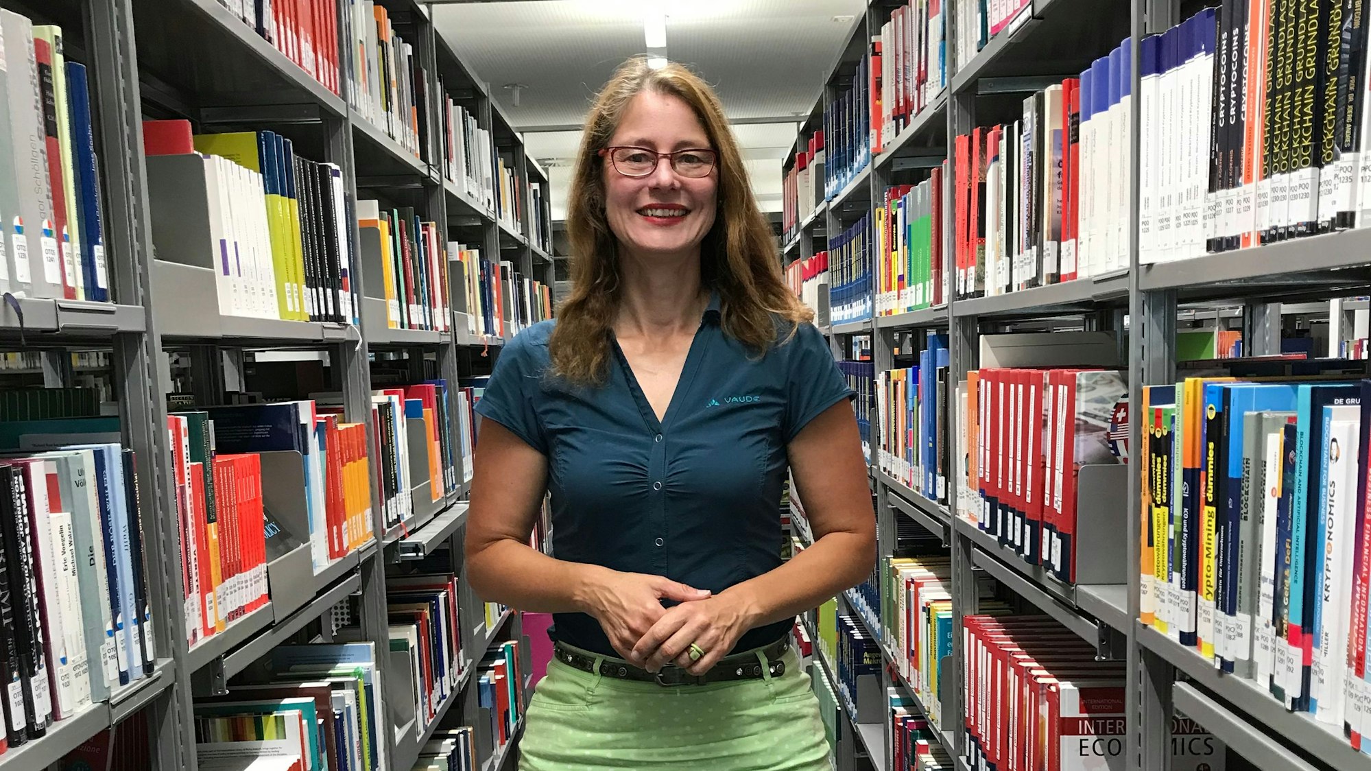 27.07.2023 Sankt Augustin/ Rheinbach: Maria-Christina Nimmerfroh ist Sozialpsychologin und lehrt an der Hochschule Bonn-Rhein-Sieg, dabei hat sie sich unter anderem mit der "Letzten Generation" beschäftigt.