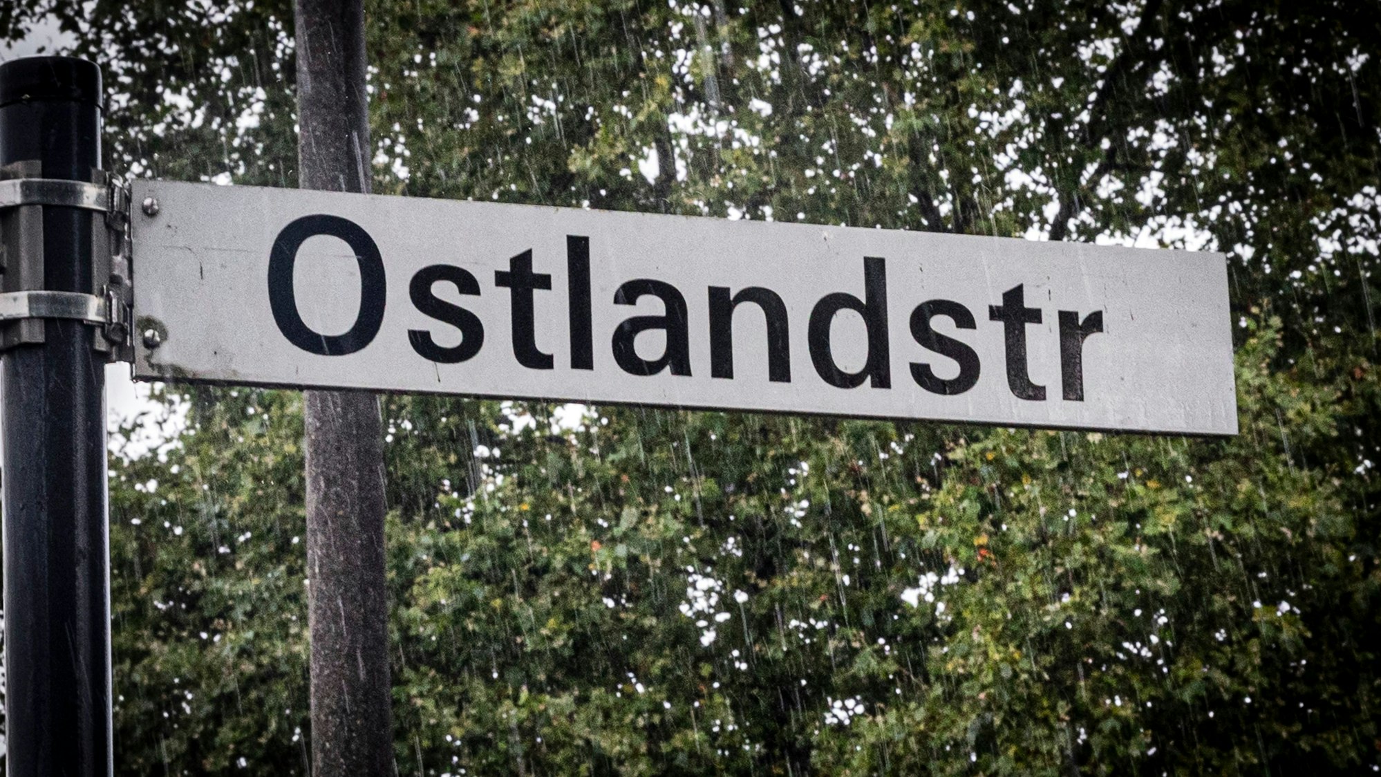 Die Ostlandstraße in Weiden.