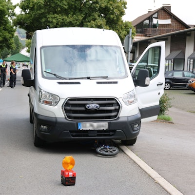 Foto von einem Verkehrsunfall