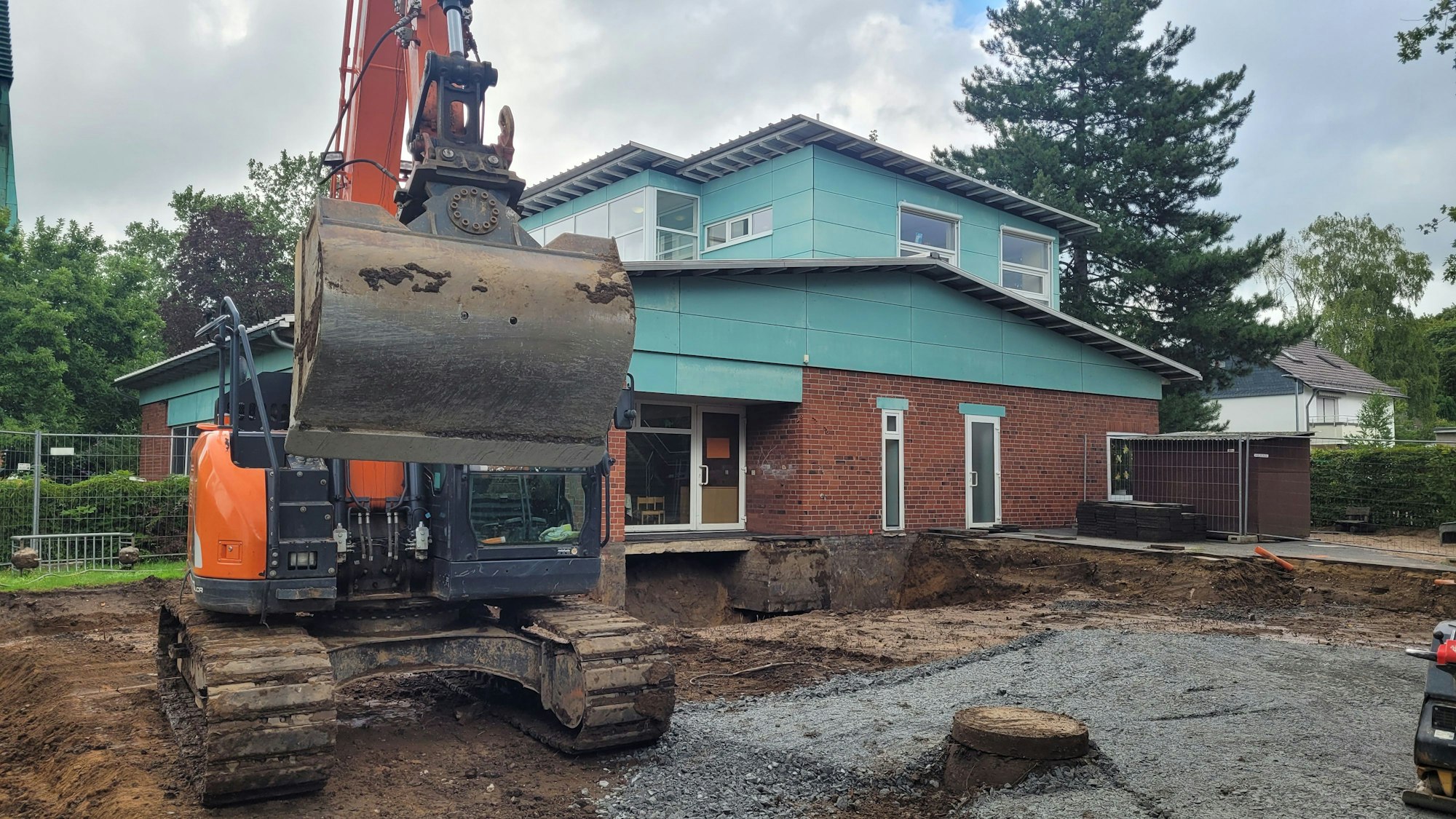Das Foto zeigt die Kita Zum Frieden Gottes in Heidkamp.