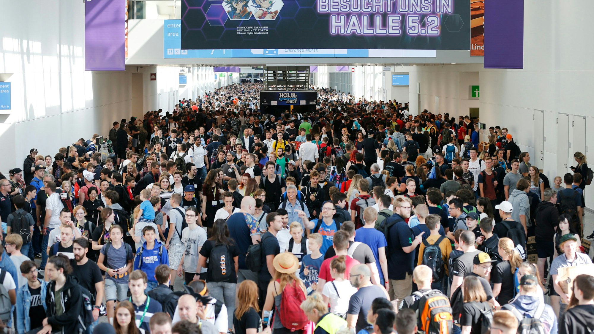 Zehntausende werden im August die Gamescom in der Kölner Messe besuchen.