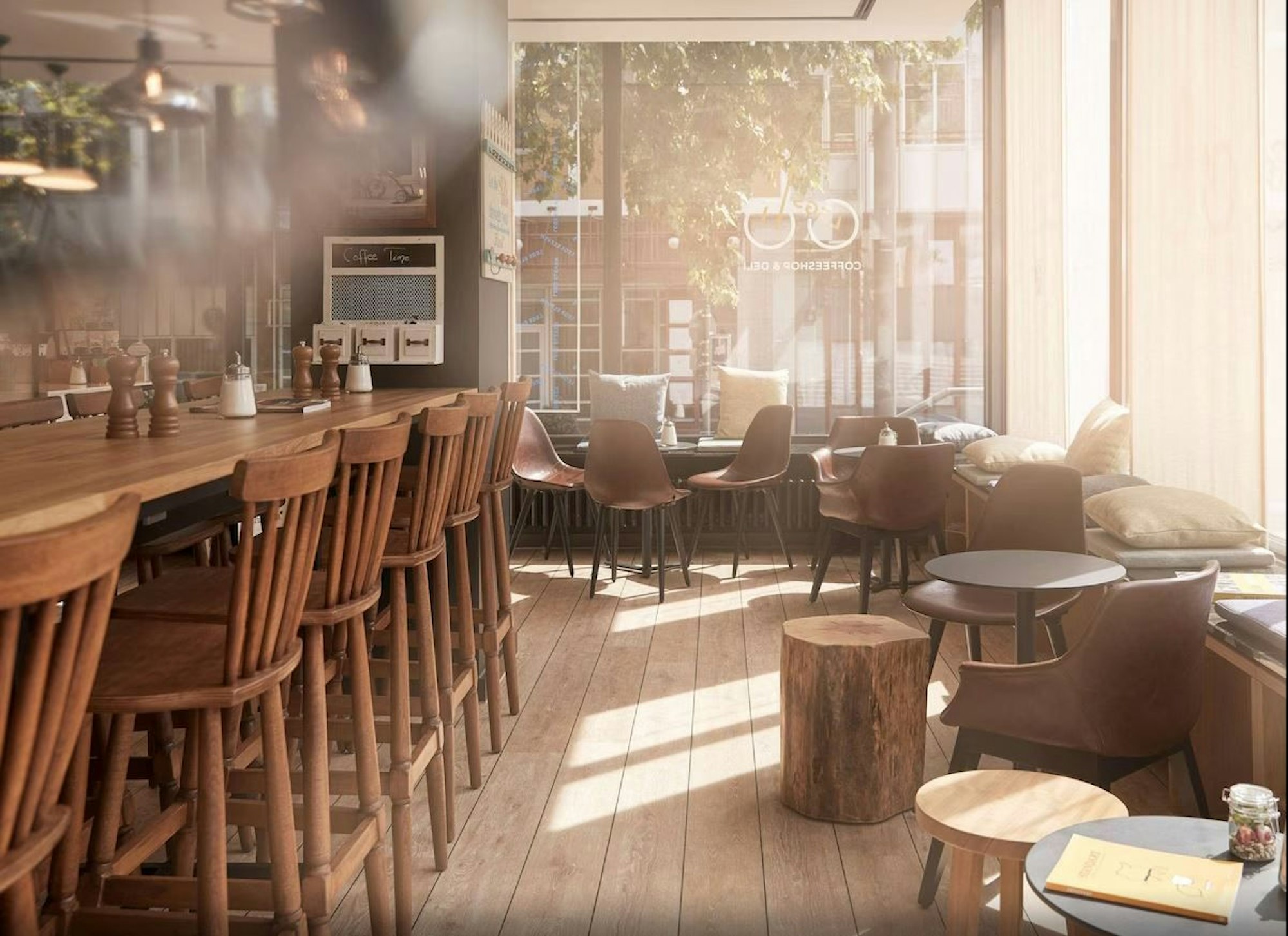 Festivalcafé im Hotel Mondial