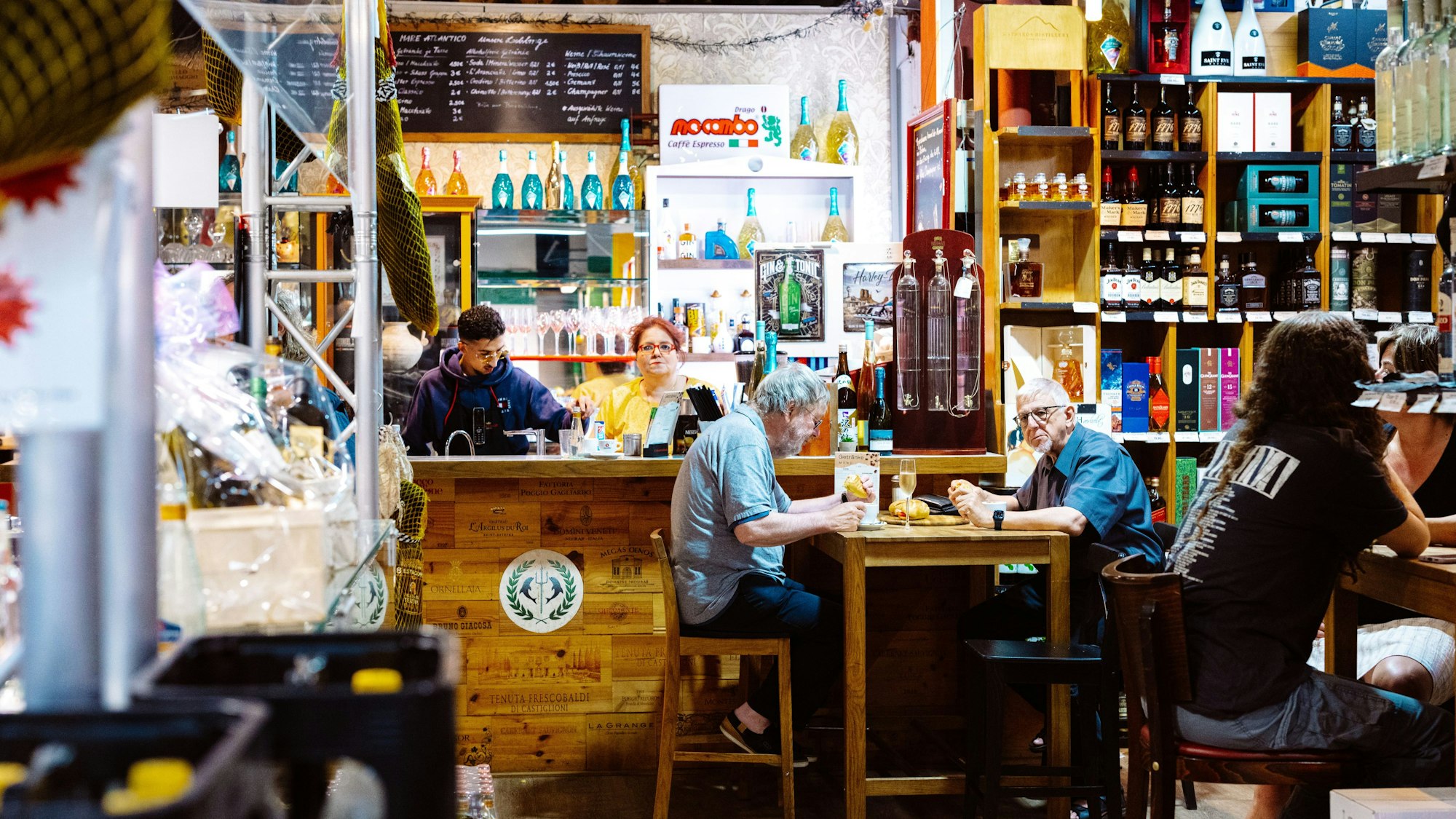 Das Mare Atlantico ist gleichzeitig ein kleines Bistro.