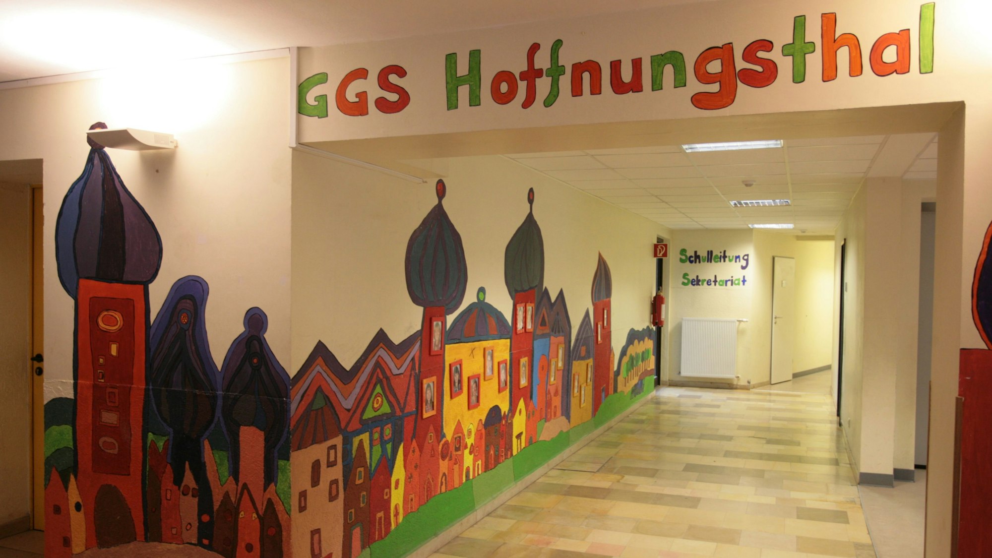 Räumlichkeiten der GGS Hoffnungsthal.