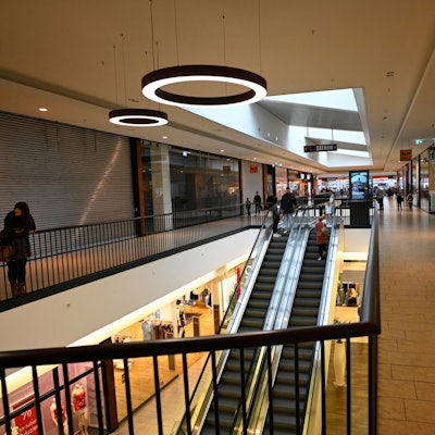 Blick in das Einkaufszentrum Forum in Gummersbach.