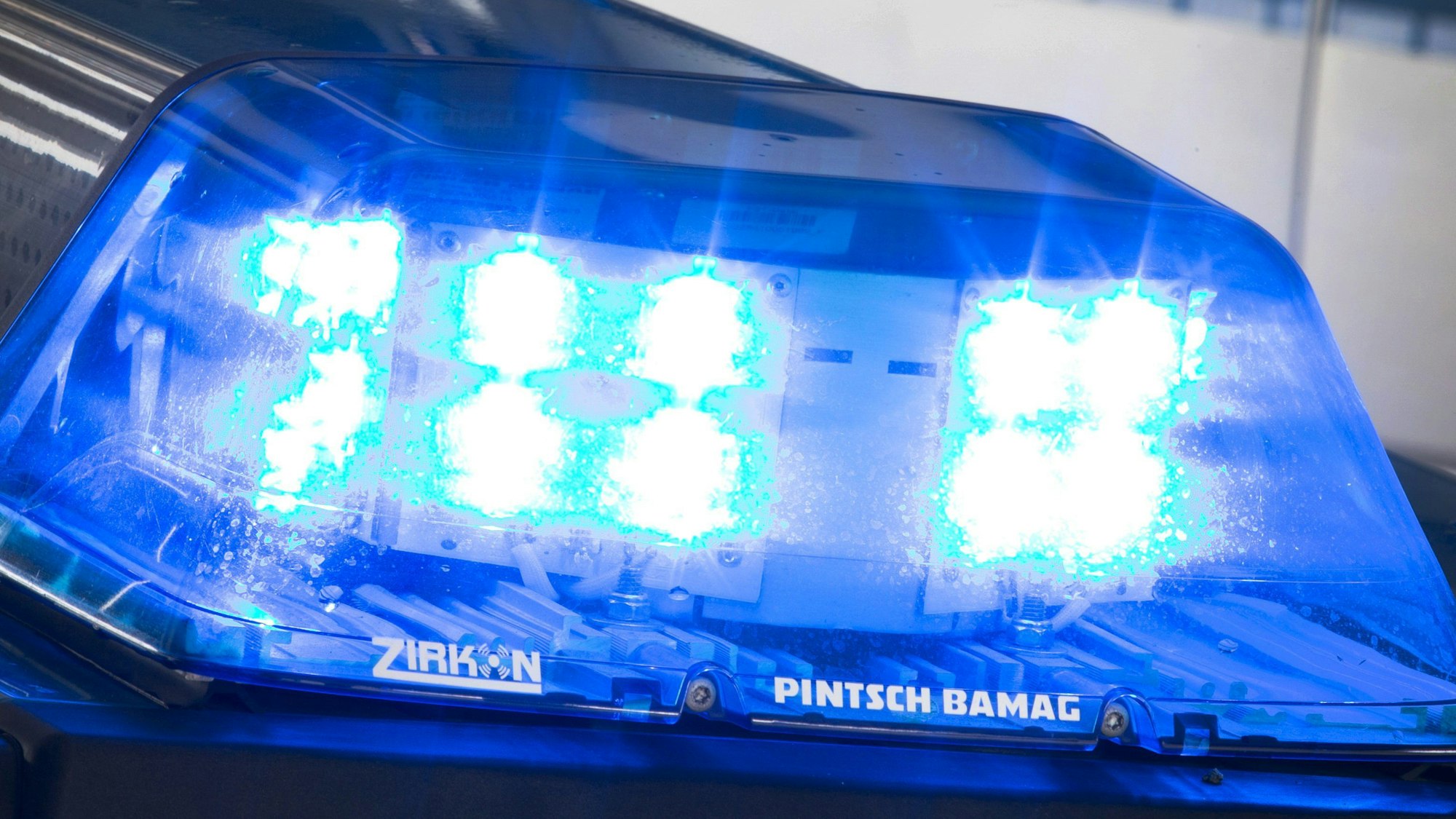 Blaulicht der Polizei.