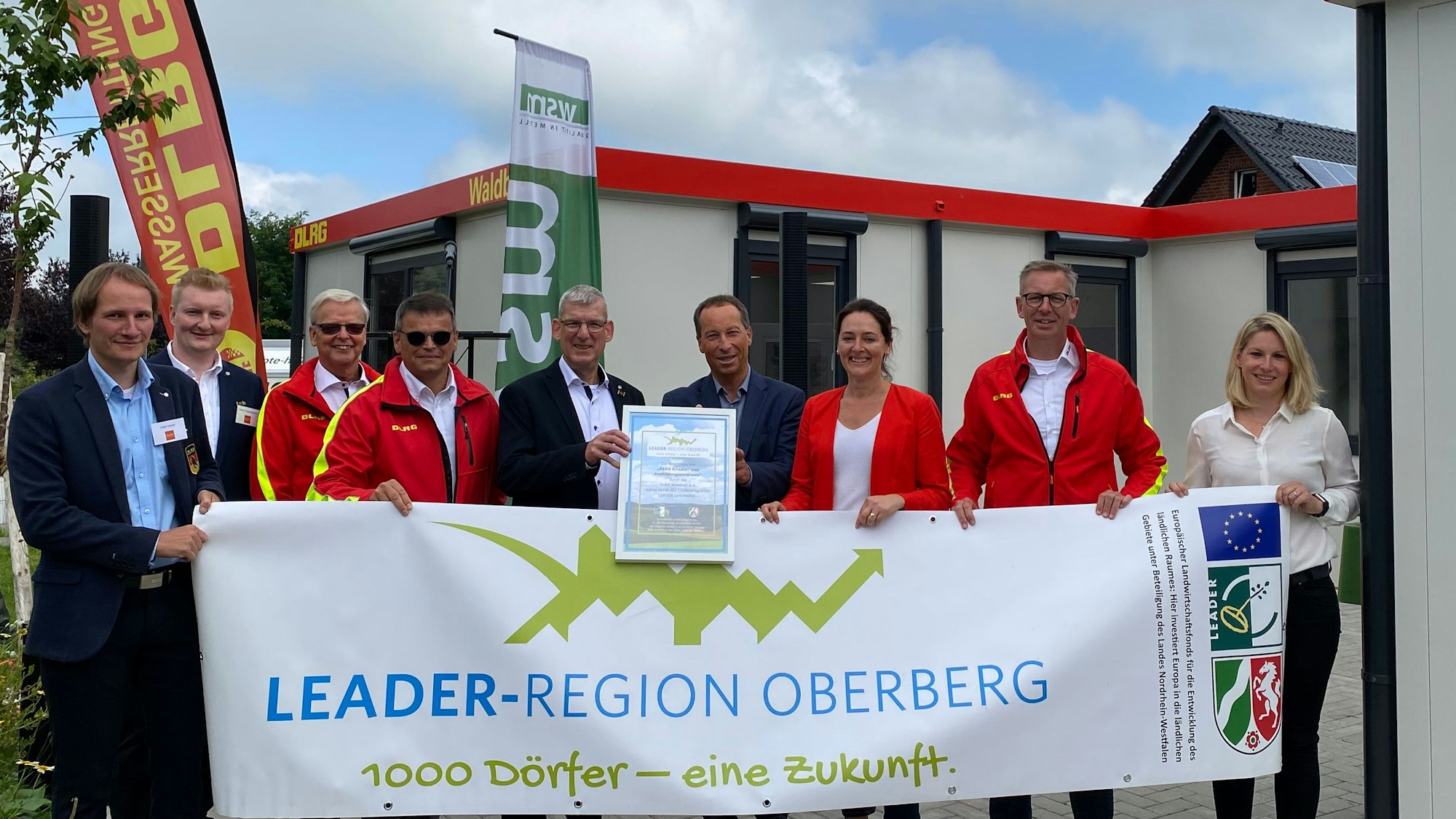 Einweihung des neuen DLRG-Schulungszentrums in Waldbröl.