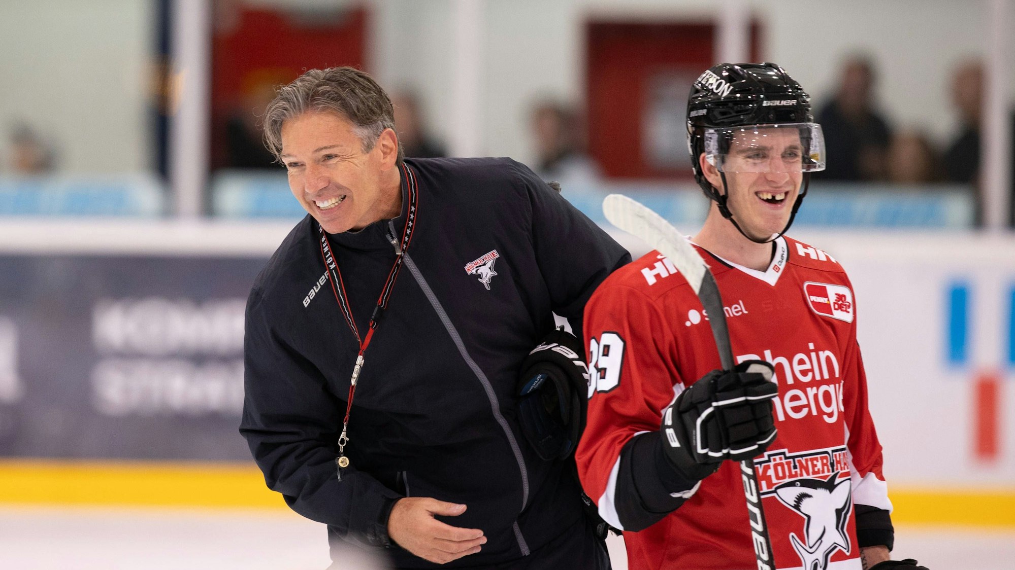 Gregor MacLeod bei ersten öffentlichen Training.