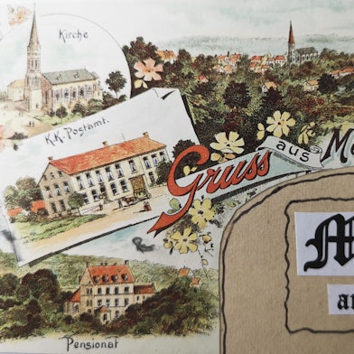 850 Jahre Merten: Die älteste bekannte Grußkarte aus dem Jahr 1897