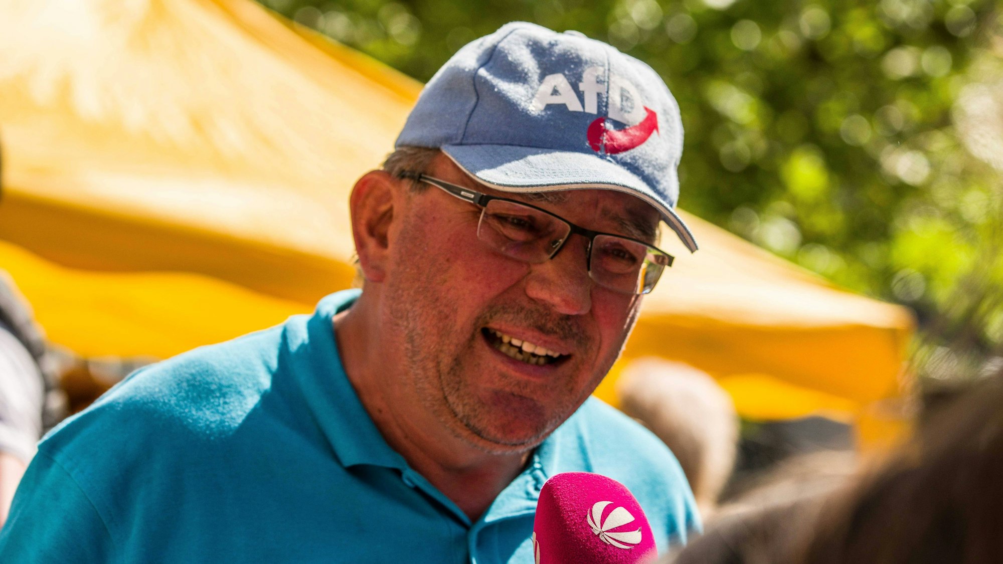 Der AfD-Politiker Peter Junker muss sich nach einer Rede auf dem AfD-Parteitag in Magdedeburg mit einer Anzeige auseinandersetzen. (Archivbild)