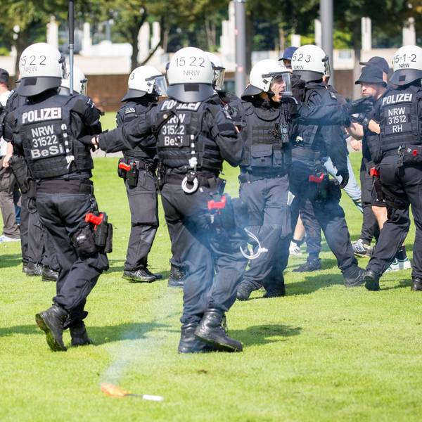 NRW-Polizeigroßübung der Landespolizei für die Fußball-Europameisterschaft