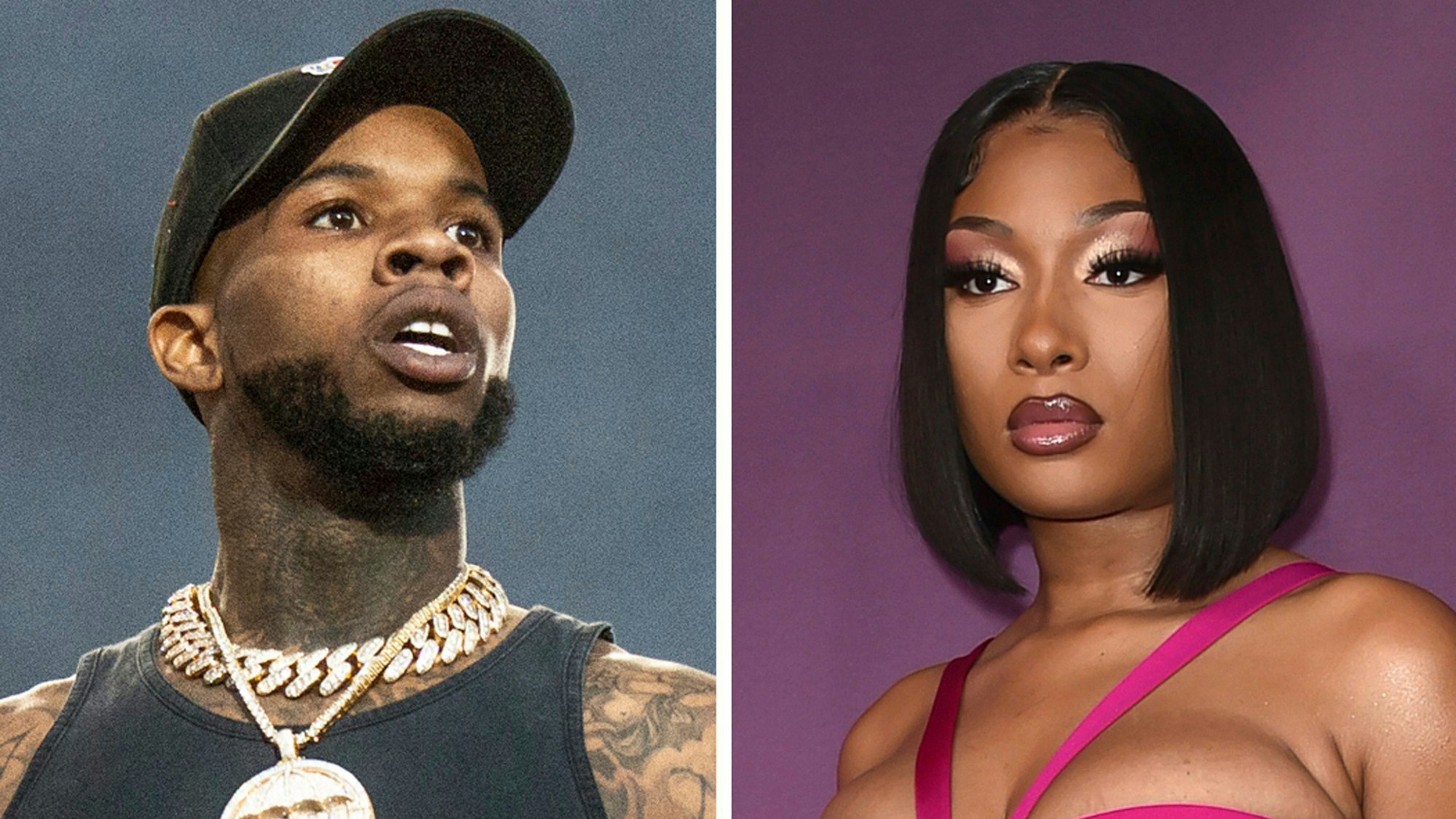 Der kanadische Rapper Tory Lanez muss wegen Schüssen auf die US-Rapperin Megan Thee Stallion für zehn Jahre ins Gefängnis. (Archivbilder)