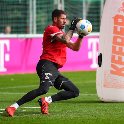 Philipp Pentke beim Training