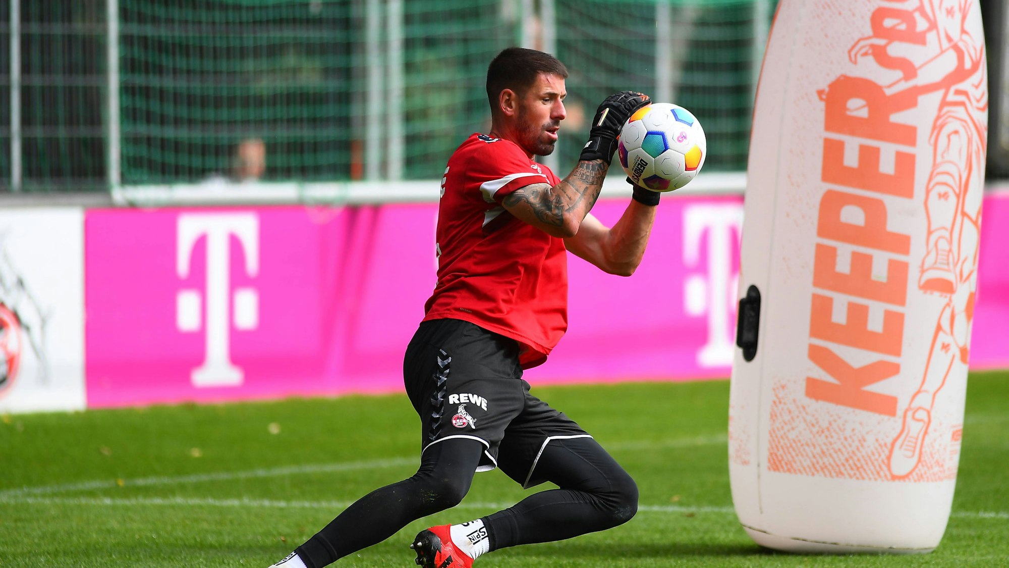 Philipp Pentke beim Training