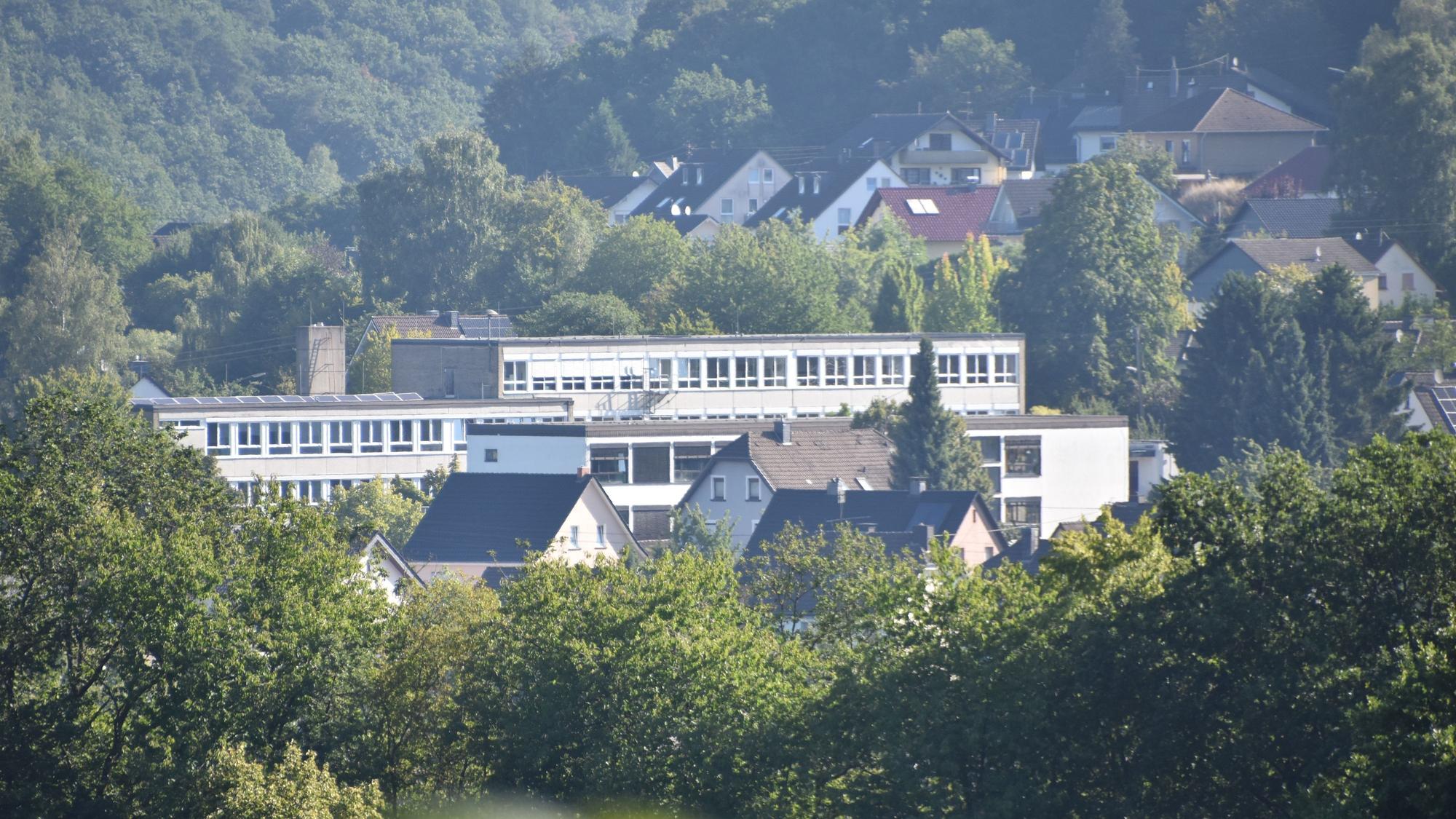 Das Gebäude der Gesamtschule Windeck, Standort Rosbach.