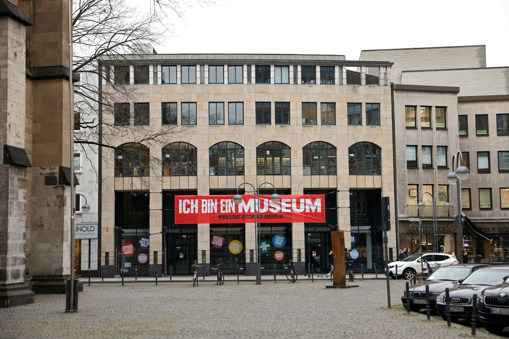 Das neue Domizil des Kölnischen Stadtmuseums im ehemaligen Modehaus Franz Sauer.