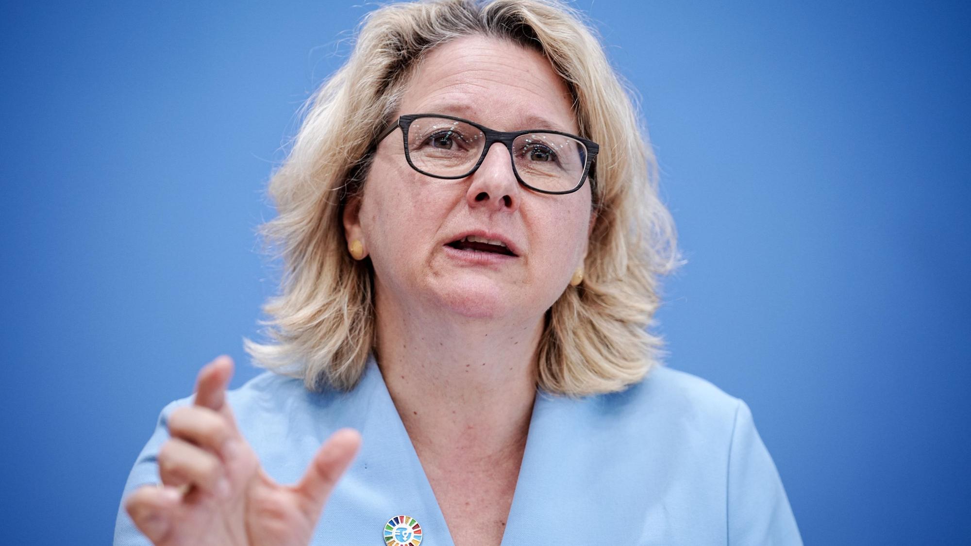Svenja Schulze (SPD), Bundesministerin für wirtschaftliche Zusammenarbeit und Entwicklung