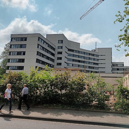 Baustelle am Siegburger Amtsgericht.