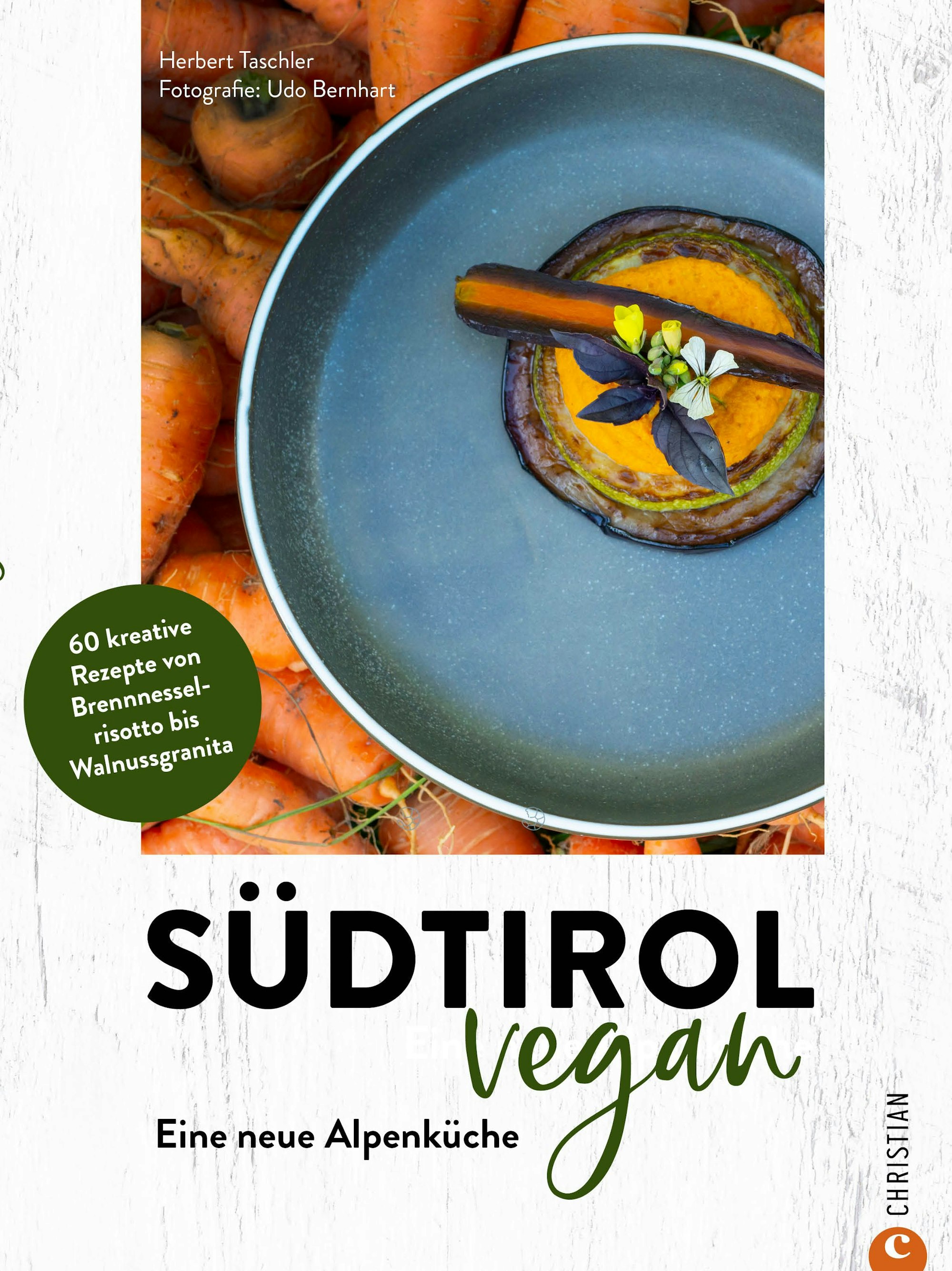 Das Cover des Kochbuchs: Südtirol vegan - eine neue Alpenküche