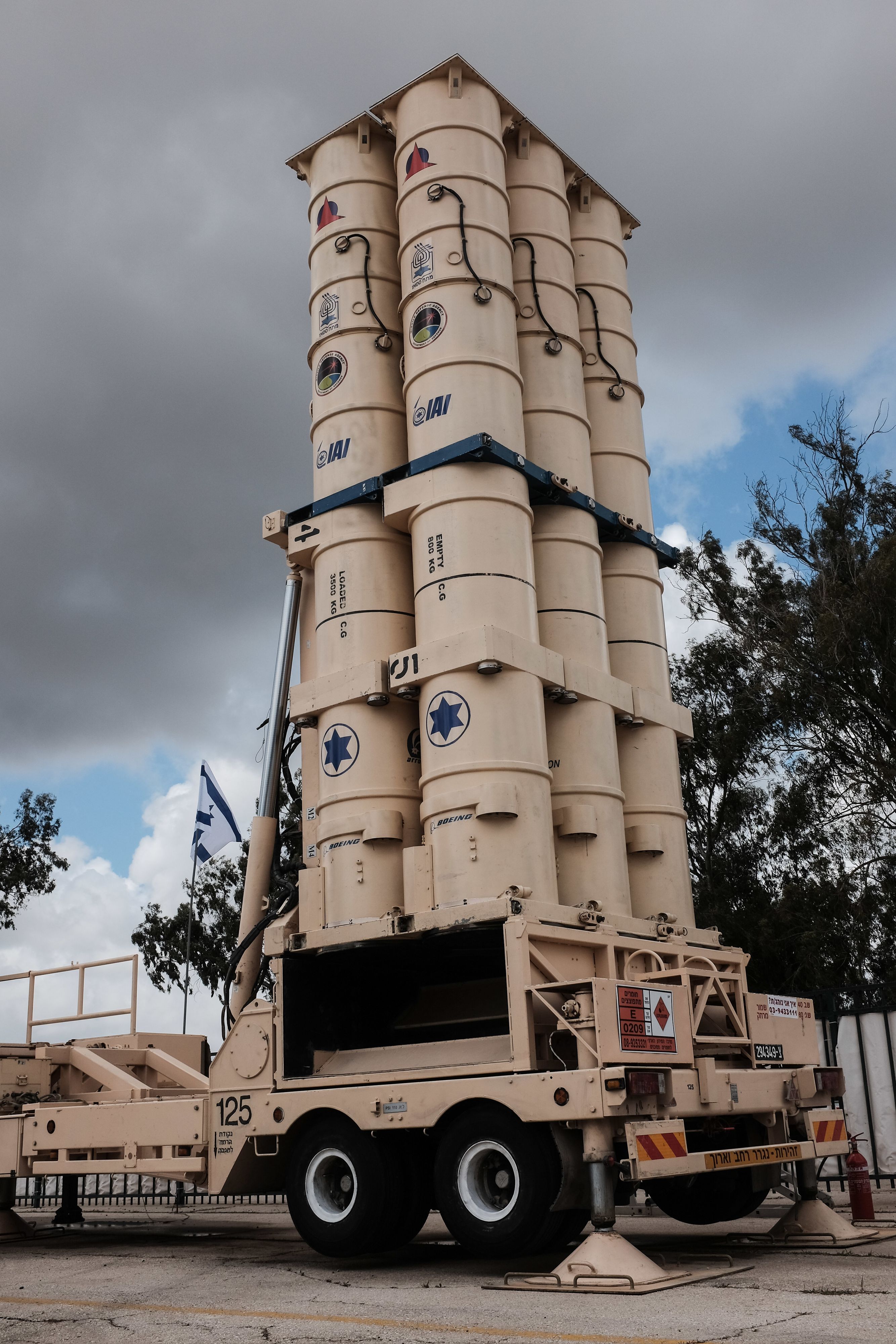 Das israelische Raketenabwehrsystems  Arrow 3.
