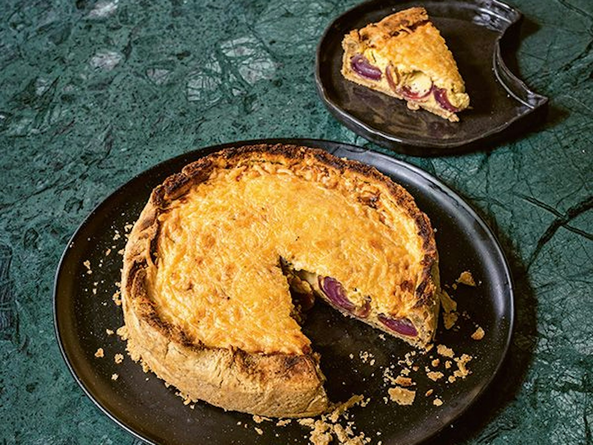 Aus dem Kochbuch Shemesh Kitchen: Perlzwiebel-Quiche
