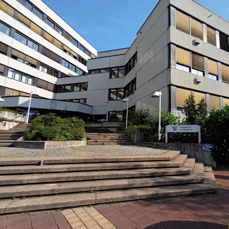 Eingangsbereich des Amtsgerichts Siegburg