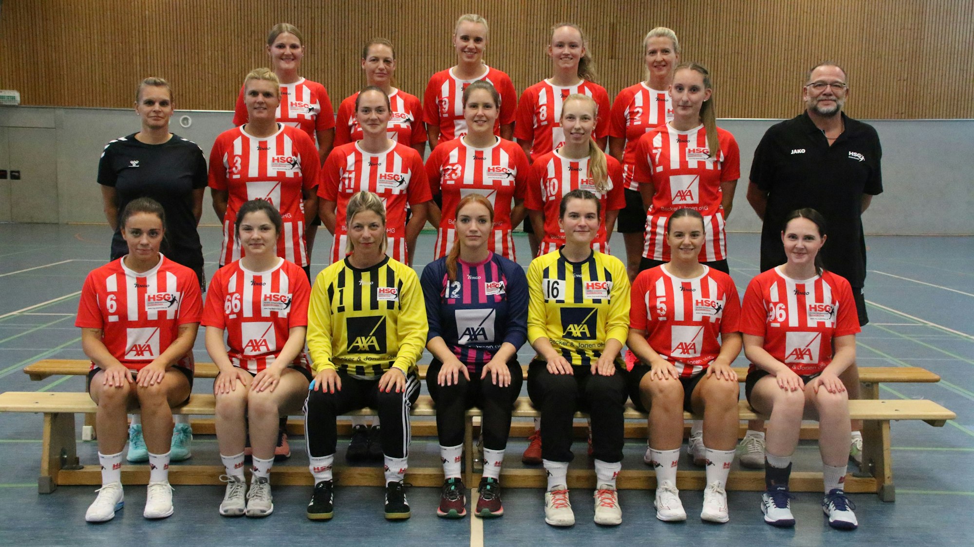 Das Bild zeigt die Mannschaft der HSG Euskirchen.