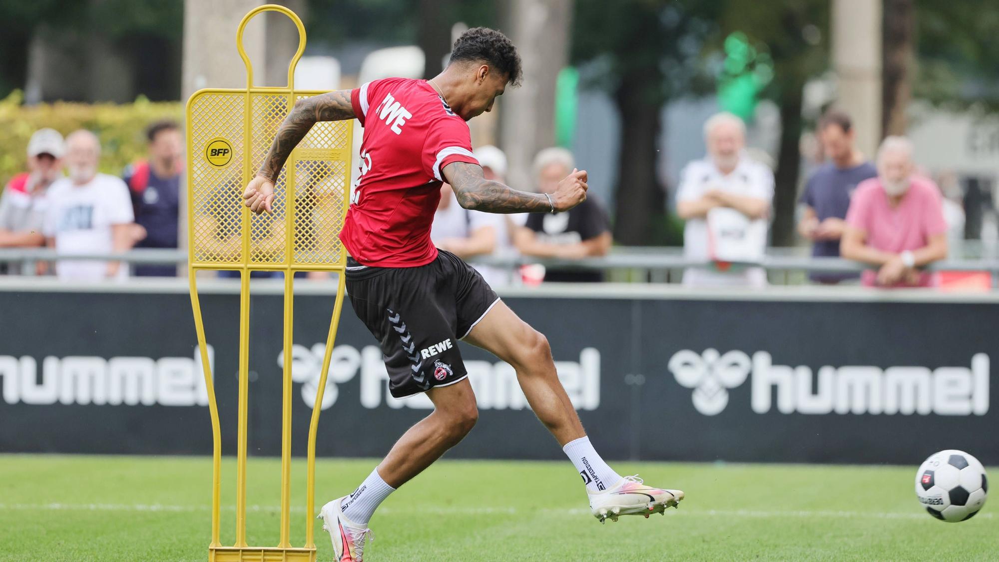 1. FC Köln 1. FC Köln, Training, Davie Selke 1. FC Köln. 22.08.2023, Bild: *** 1 FC Cologne 1 FC Cologne, training, Davie Selke 1 FC Cologne 22 08 2023, picture